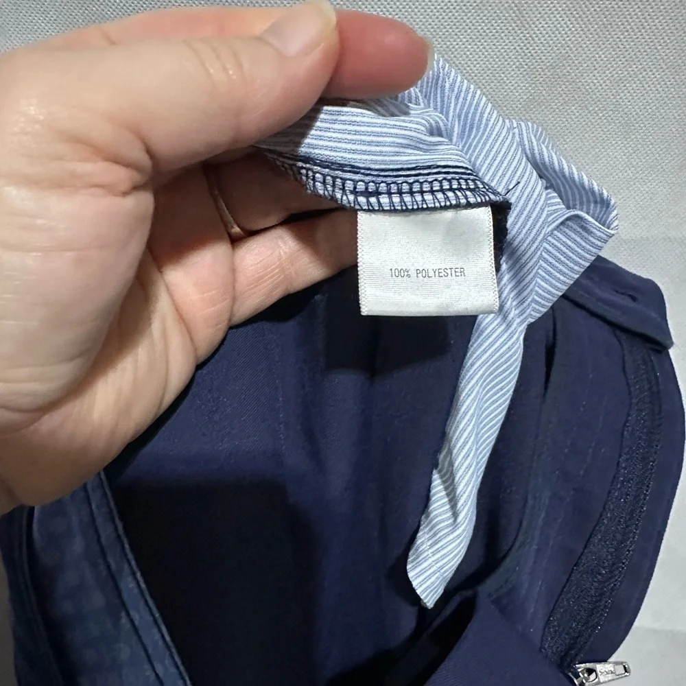 Peter Millar Chino Golf Pants Men’s 36x27 Navy Blue Ultimate Sateen 5 Pocket EUC
